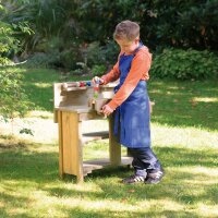 Werkbank Outdoor mit Kind