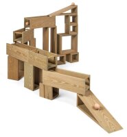 Bausteine Maxi Outdoor als Kugelbahn