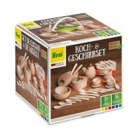 Packung Koch- und Geschirrset Natur