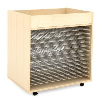 Papierregal für 50 x 70 Papiere + Zubehör