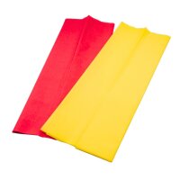 Krepp-Papier 12er Pack rot und gelb