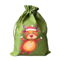 Weihnachtsbeutel mit Elch-Motiv