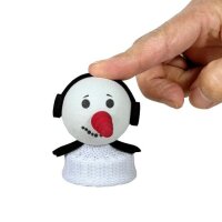 Hüpfende Spielfigur Elch oder Schneemann