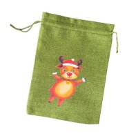 Weihnachtsbeutel mit Elch-Motiv