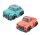 Spielzeugauto Niokunststoff rot und blau