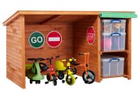 Outdoor Fahrzeug-Garage mit mehreren Fahrzeugen