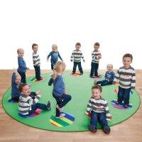 Rundteppich mit Kindern