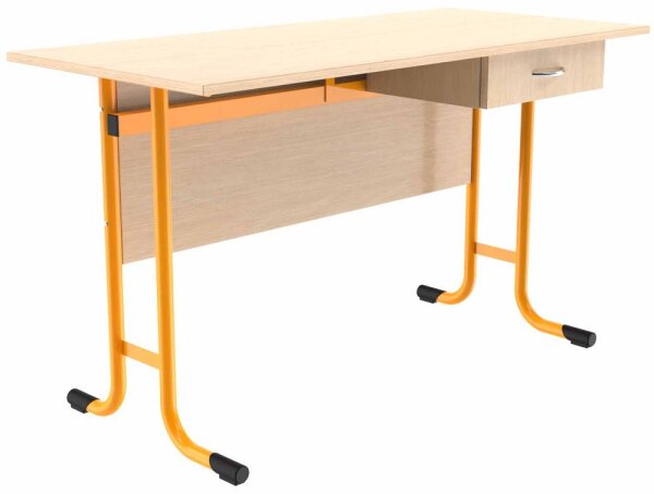 Lehrertisch mit C-Fuß