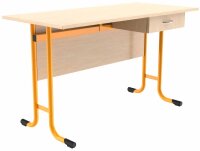 Lehrertisch mit C-Fuß