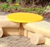 Sandkasten Eck-Element gelb