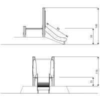 Rutsche Draufsicht