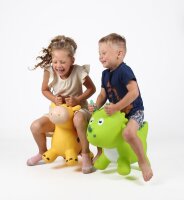Hüpftier Giraffe in Aktion