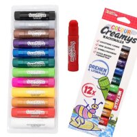 Soft Wachsmaler ED creamy metallic, 12-tlg