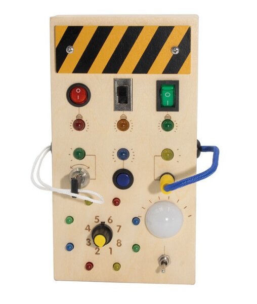 u3-multi Aktivitaetsboard Holz Motorikspielzeug
