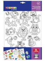 Sticker zum Ausmalen, Packung