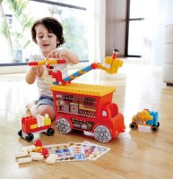 Poly-M Feuerwehr-Truck mit Kind