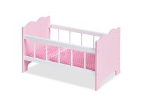 Puppenbett Rosa, 4-tlg. mit Bettzeug