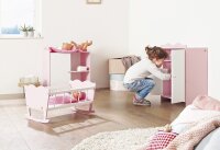Puppen Kleiderschrank Rosa mit Kind