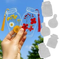 Doppelklebefolien mit Blüten und Hand