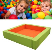 Ballbad Quadrat, Kunstleder 5-tlg. mit Kindern
