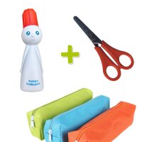 Set Klebegeist, Mäppchen und Kinderschere