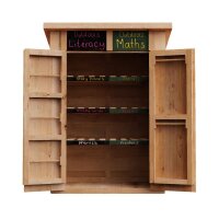 Outdoor Lern-Regalschrank offen von vorne
