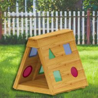 Outdoor Zwergenkrabbelhütte Farbenspiel im Garten