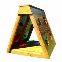 Outdoor Zwergenkrabbelhütte Farbenspiel