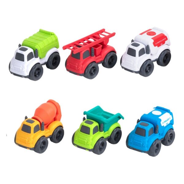 Autos 6er Set Biokunststoff