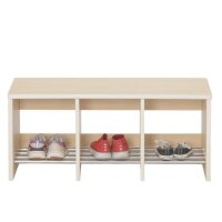 Garderobenbank 3 Plätze mit Schuhen
