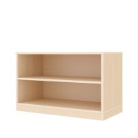 Regalschrank mit Sockel seitlich