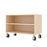 Regalschrank mit Rollen seitlich