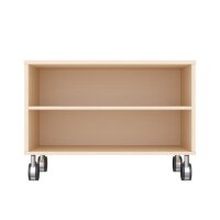 Regalschrank mit Rollen von vorne