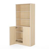 Regalschrank 180-80, 1 Tür geöffnet