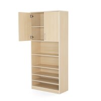 Regalschrank 180-80, 1 Tür offen