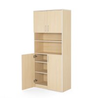 Regalschrank 180-80, 1 türe geöffnet