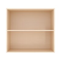Hängeschrank 73-80, 2 Fächer, von vorne