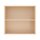 Hängeschrank 73-80, 2 Fächer, von vorne