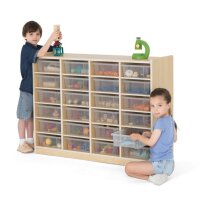 Regalschrank 24 Fächer mit Kindern