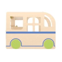 Food Truck Kinde schauen aus dem Fenster