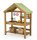 Outdoor Spielküche mit Dach, mit Deko