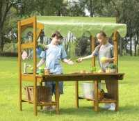 Outdoor Kiosk mit Kindern