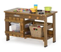 Outdoor Grill-Station mit Deko