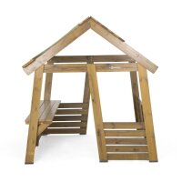Outdoor Picknick Haus von vorne