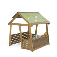 Outdoor Picknick Haus von hinten