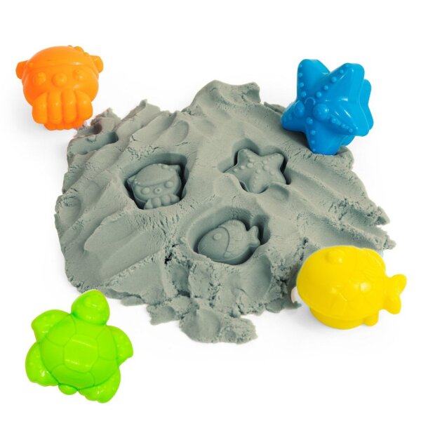 Sandstempel Meerestiere, Anwendung im  Sand