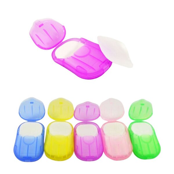Mini Seifenblättchen Spender, 20 Blätter