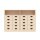 Regalschrank, 20 Materialkästen, Sockel, frontal