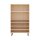 Regalschrank 120-80, 6 Fächer, Füße, schräg