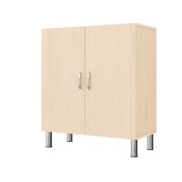 Regalschrank mit Türen, Stellfüßen